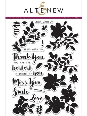 Altenew - Floral Shadow - Clear Stamps 6x8